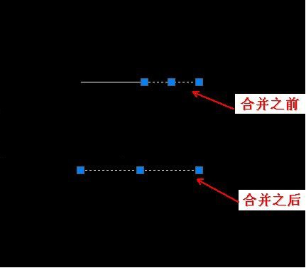 CAD怎么讓兩段直線合并？189.png