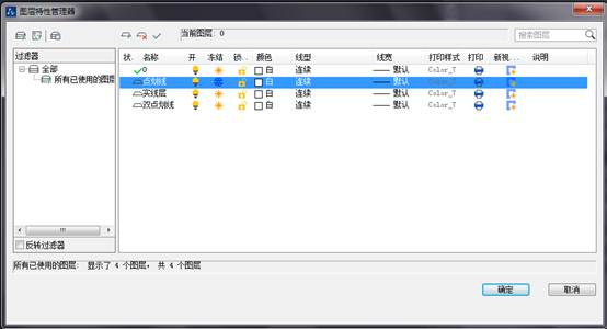 CAD如何設(shè)置圖層顏色、線型與線寬