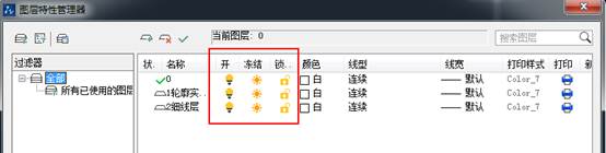 圖層管理器中關(guān)閉圖層與凍結(jié)圖層的區(qū)別是哪些？